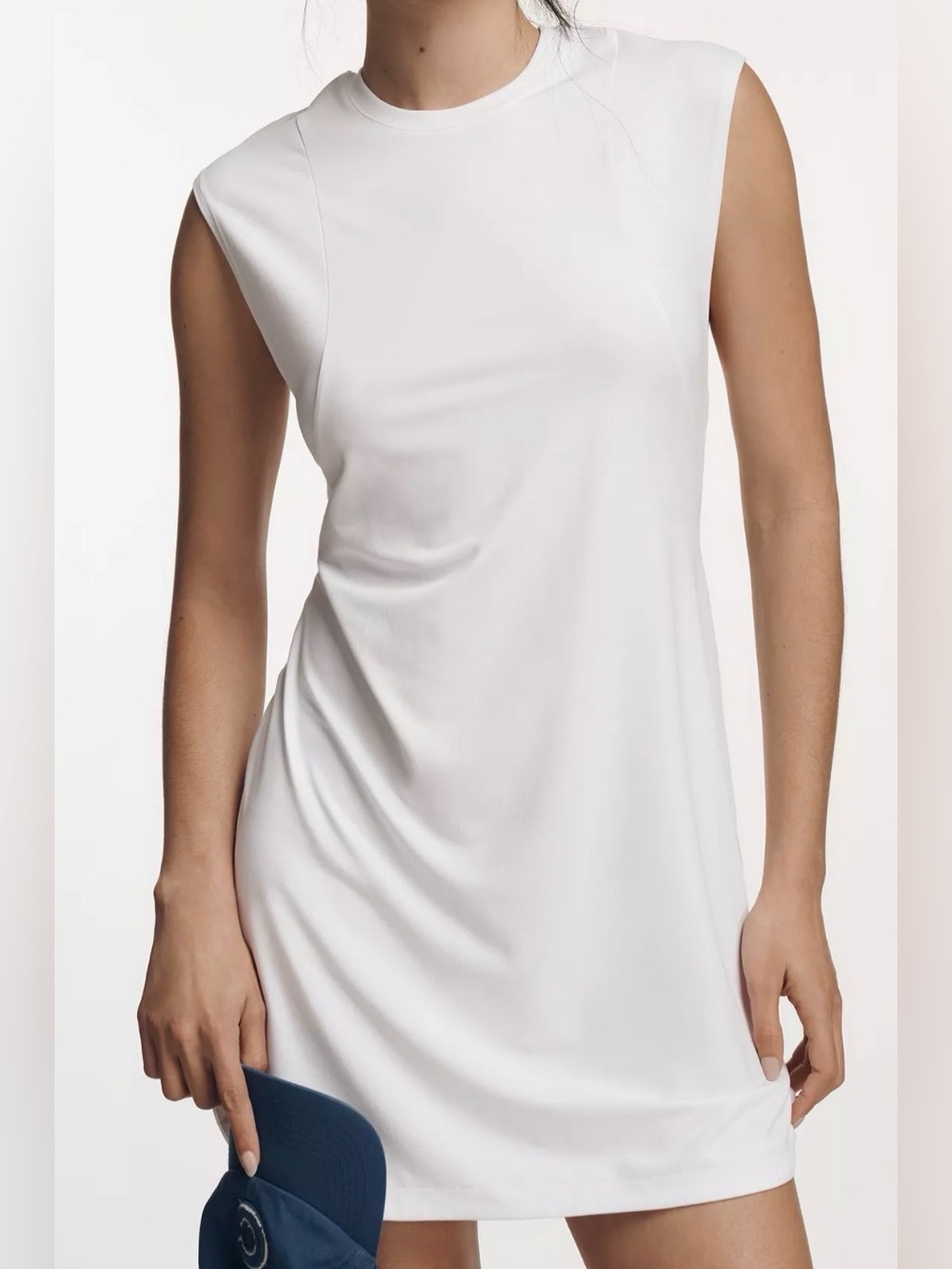 Varley White Sleeveless Shift Tunic